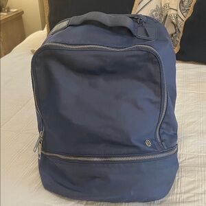 lululemon athletica Navy Men's Backpack with Front Zip Pocket